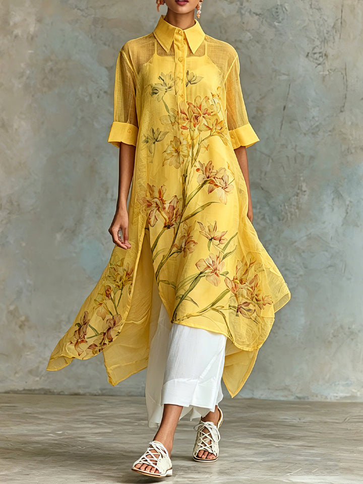 Marisol | Two-Piece Floral Midi Dress Set