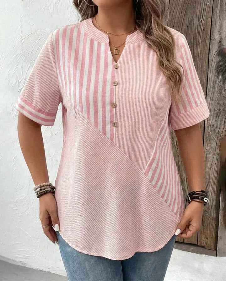 Frankie | Soft Striped Blouse