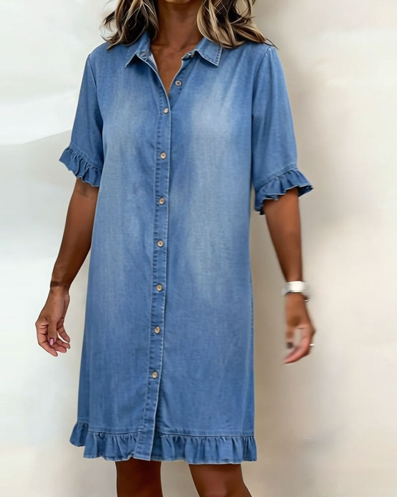 Klara | Loose Denim Dress