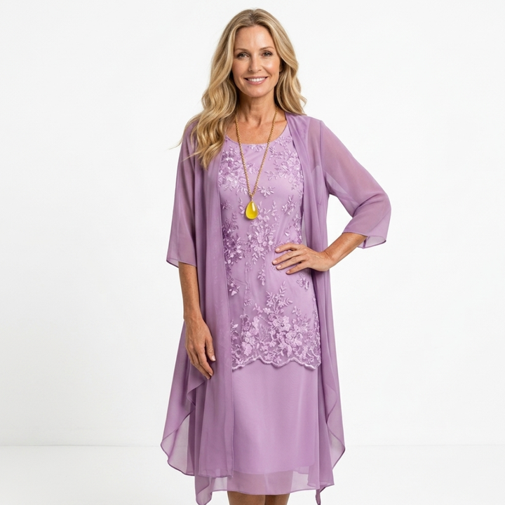 Lumi - Two-Piece Satin Dress