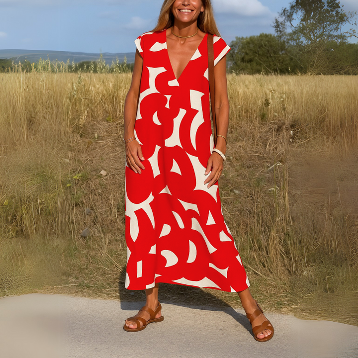Waleria | Dress with V-Neck