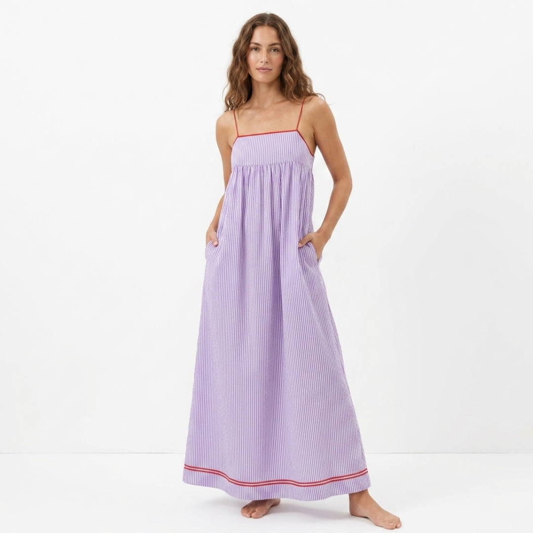 Sophia - Maxi Dress with Stripes