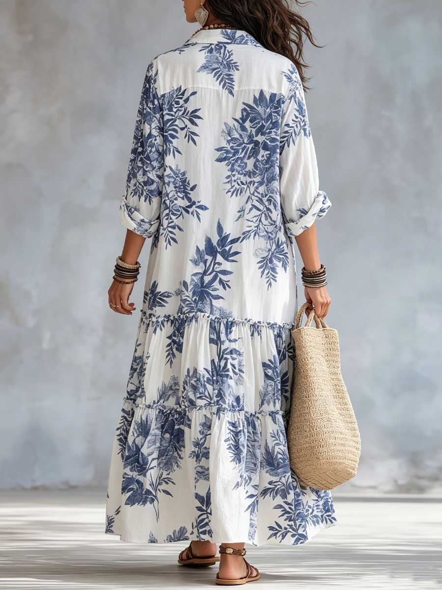 Rosalie | Floral Tiered Dress Maxi