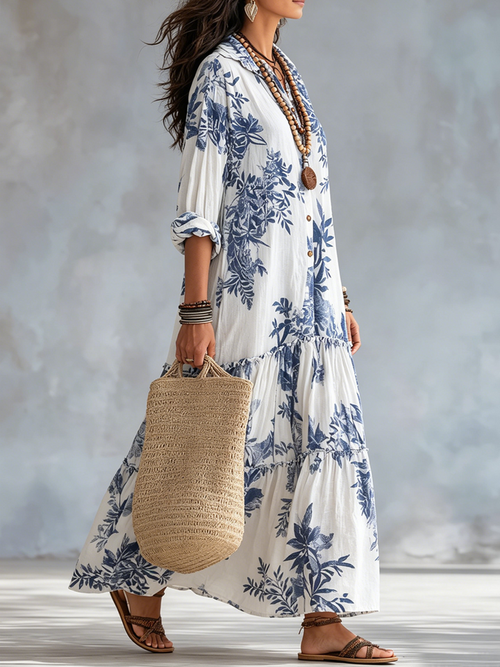 Rosalie | Floral Tiered Dress Maxi