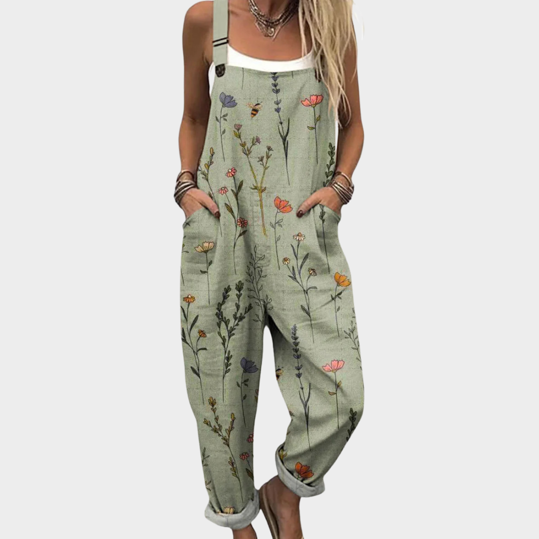 Nancy | Relaxed Dungaree Jumpsuit