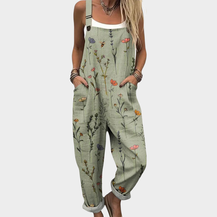 Nancy | Relaxed Dungaree Jumpsuit