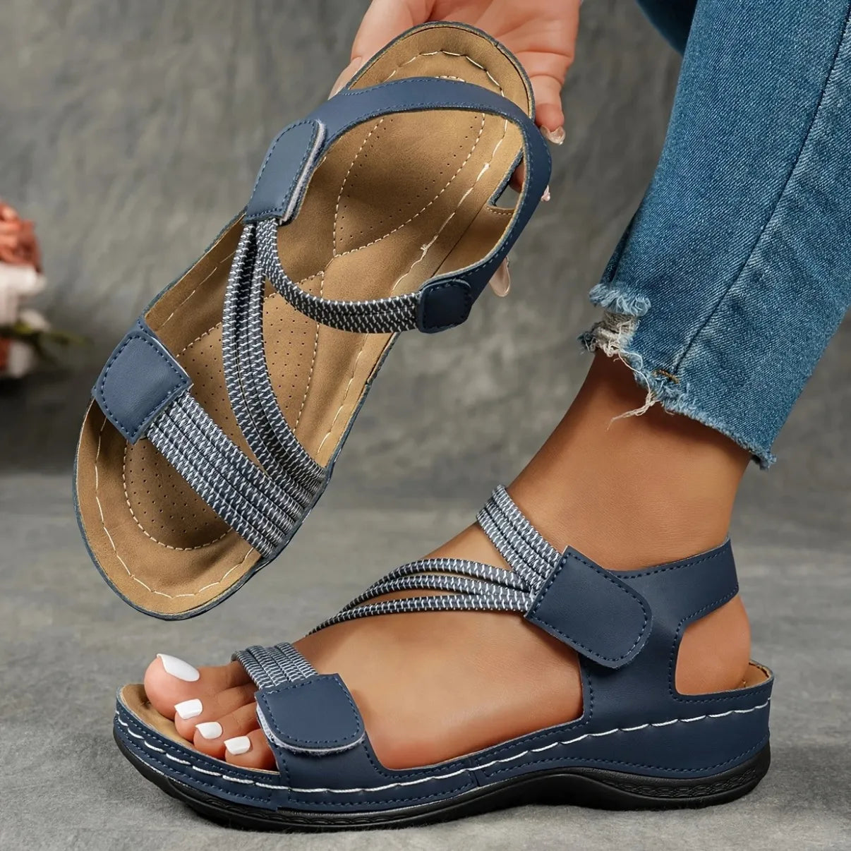 Alina™ | Everyday Comfort Strappy Sandals