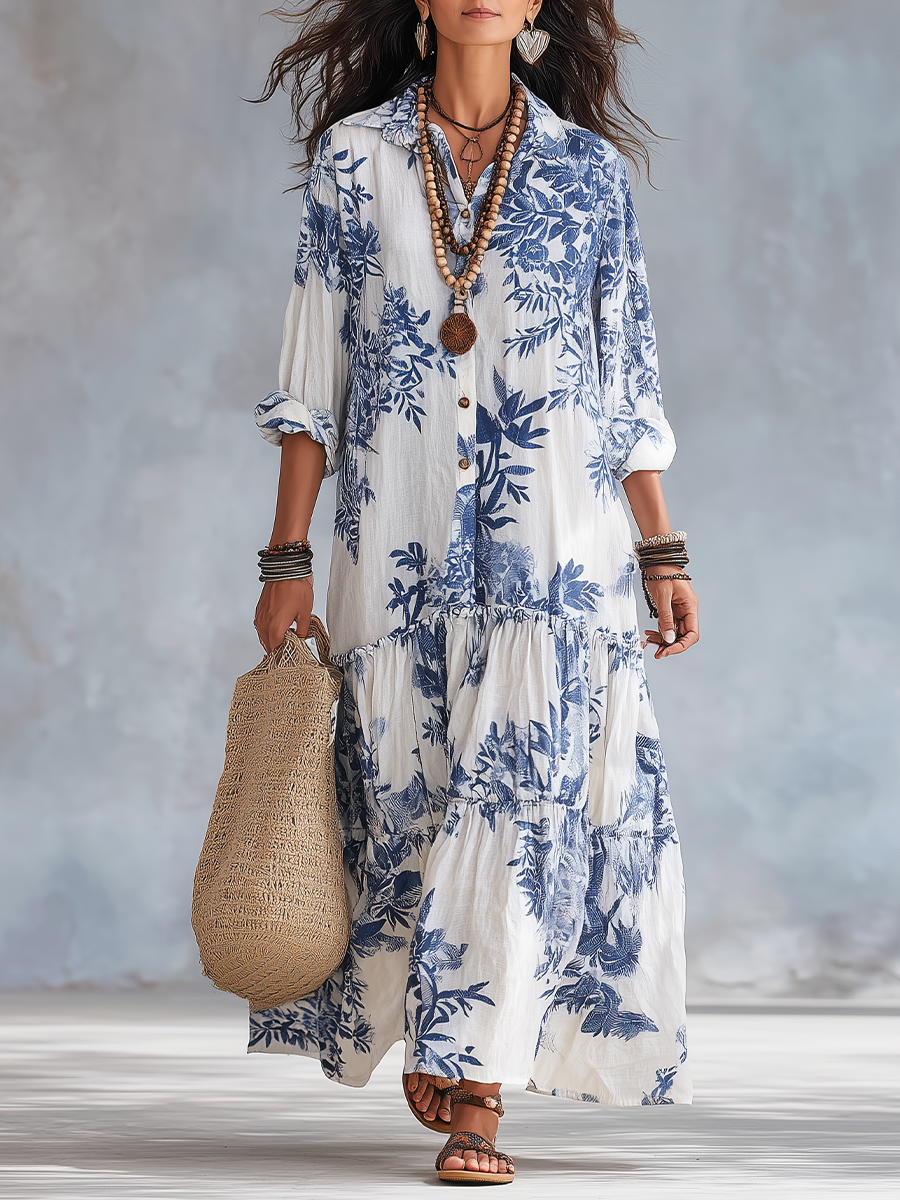 Rosalie | Floral Tiered Dress Maxi
