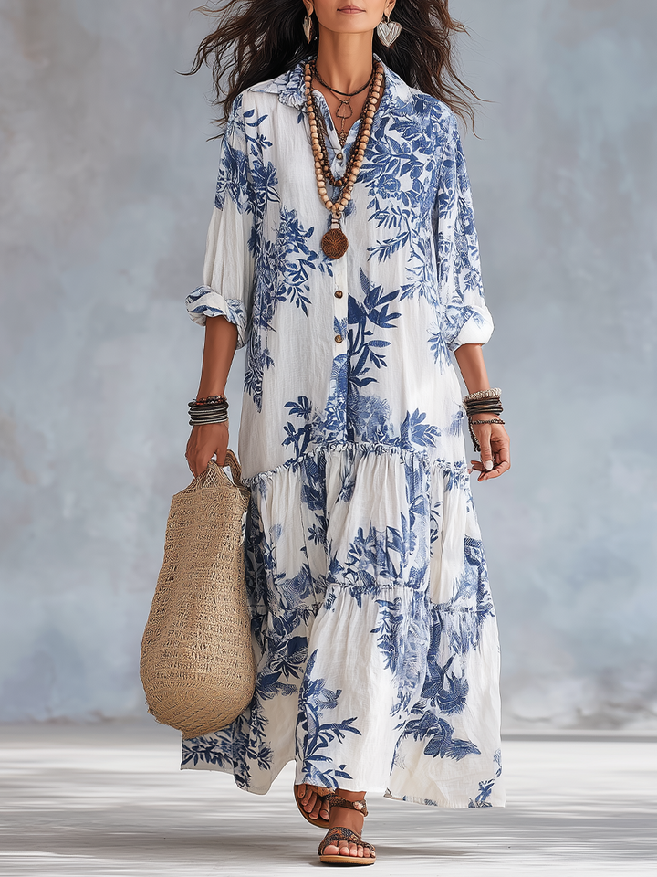 Rosalie | Floral Tiered Dress Maxi