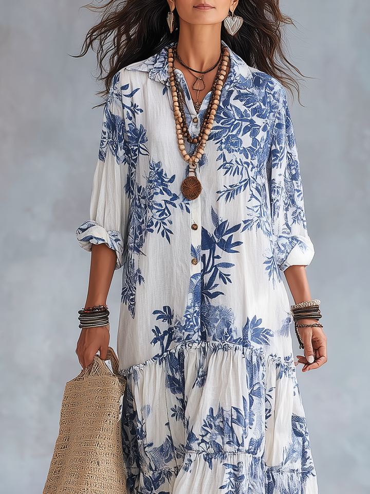 Rosalie | Floral Tiered Dress Maxi