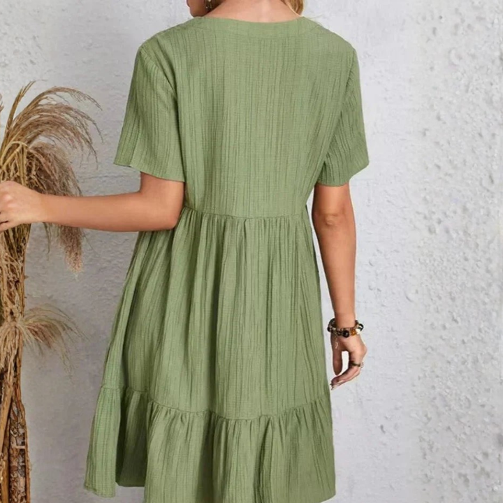 Blaire | V-Neck Layered Mini Dress