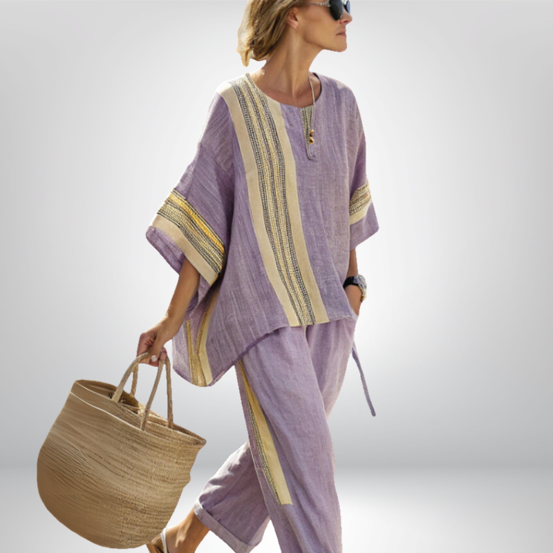 Lily | Boho Stripe Set