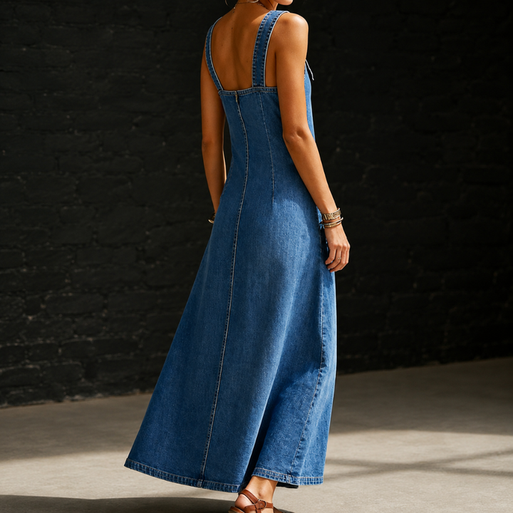 Theodora | Buttoned Long Dress