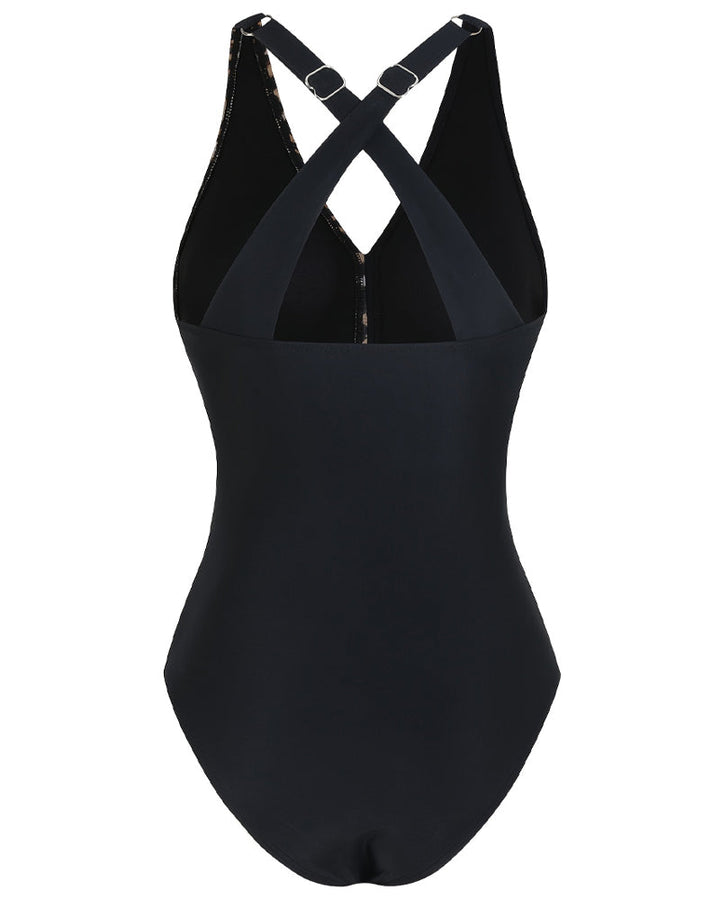 Vacation One-Piece Lion Print