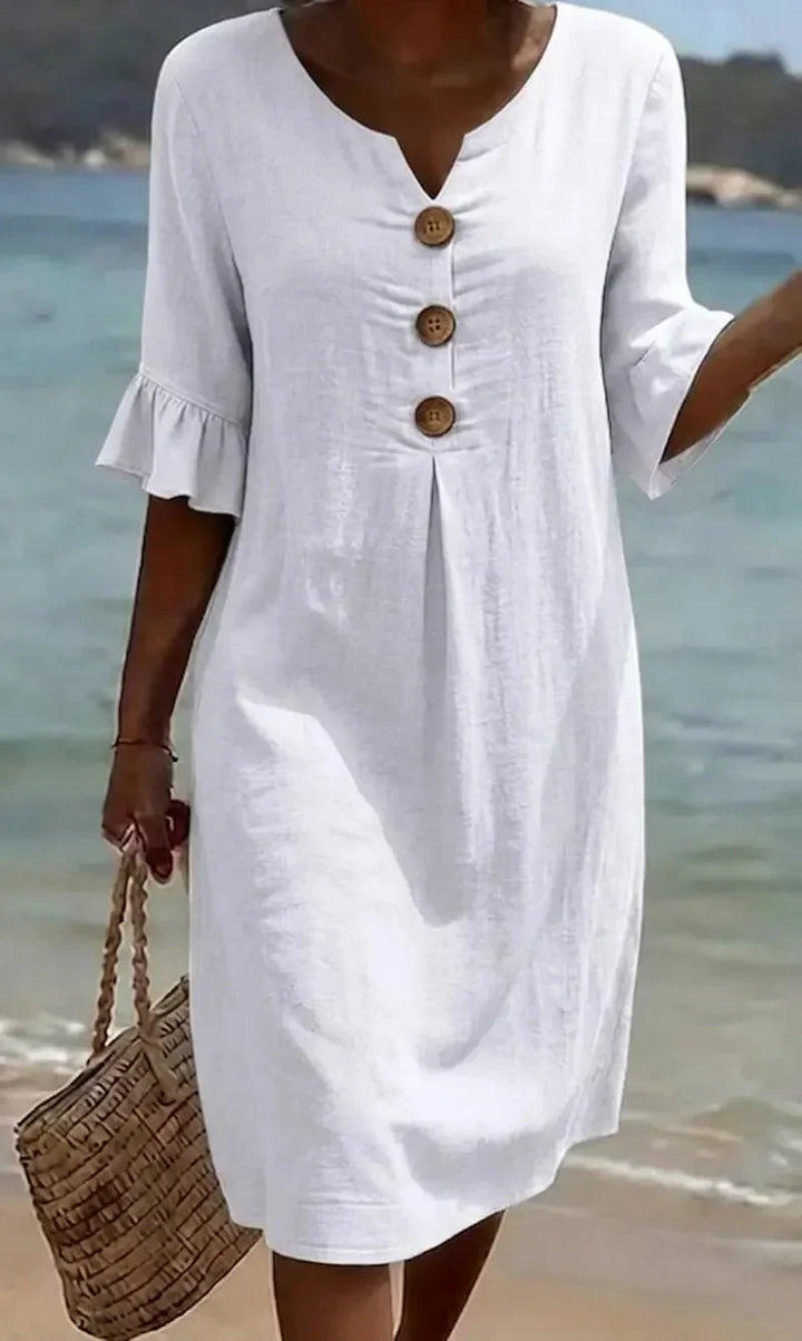Wanesa | Summer Dress with Buttons