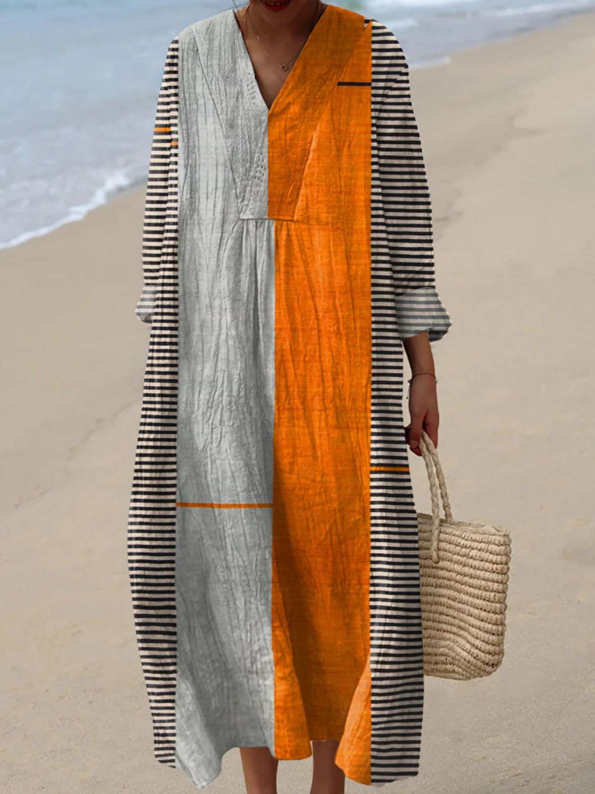 Oriana | Airy Spring Dress with Long Sleeves