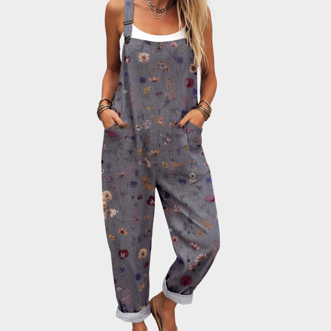 Kelsey | Relaxed Dungaree Jumpsuit