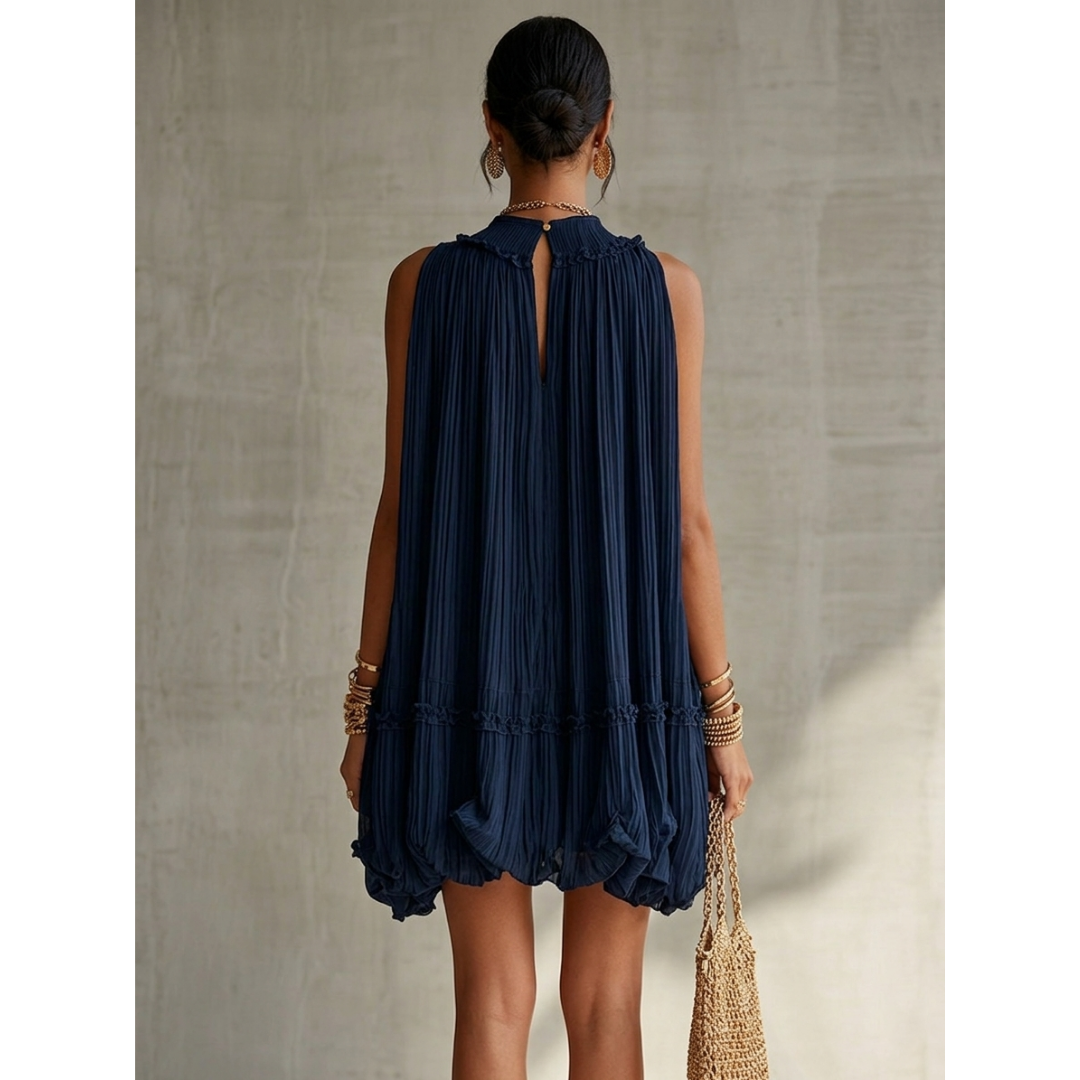 Vicki | Halter Balloon Mini Dress