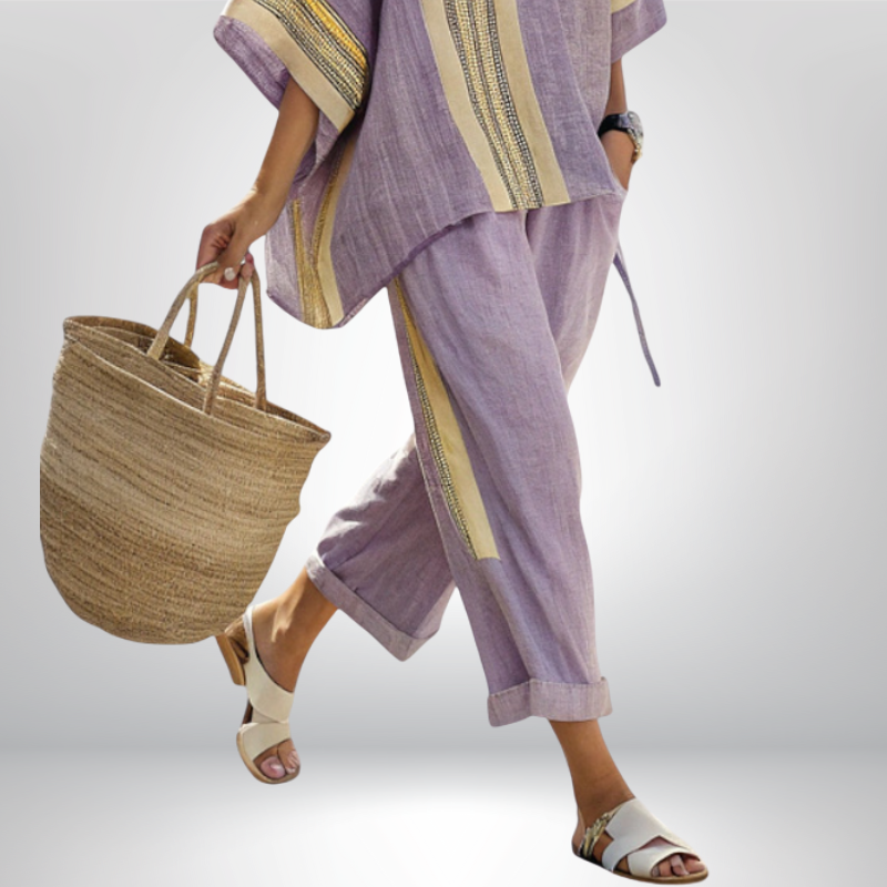 Lily | Boho Stripe Set