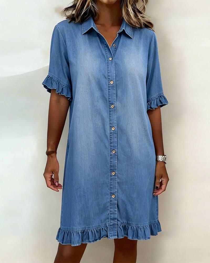 Klara | Loose Denim Dress