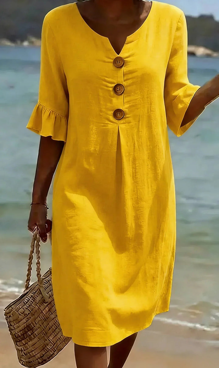 Wanesa | Summer Dress with Buttons