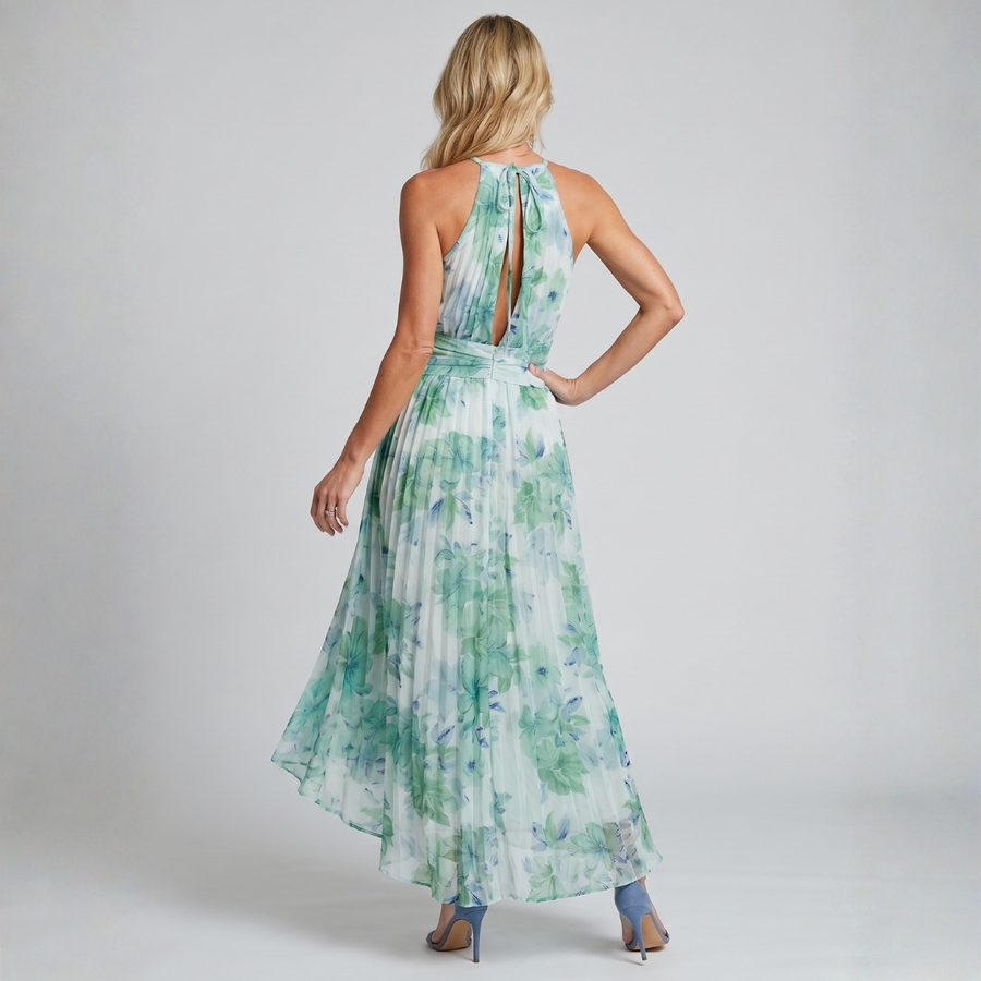 Adara | Floral Elegant Midi Dress