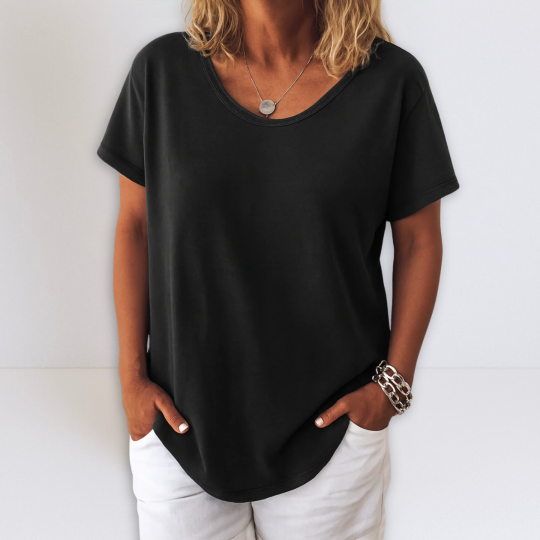 Juliette | Oversized V-Neck Blouse