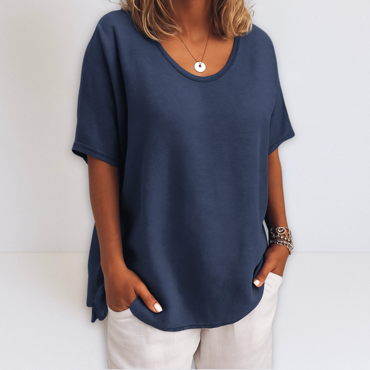 Juliette | Oversized V-Neck Blouse