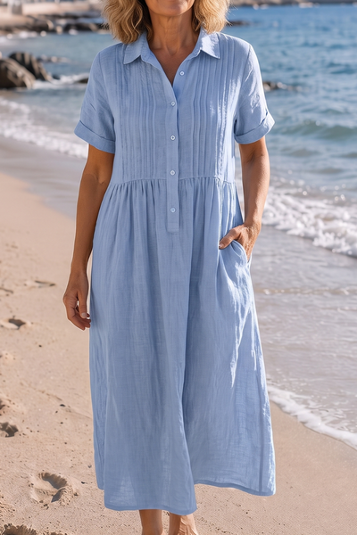 Lena | Airy Summer Shirt Dress