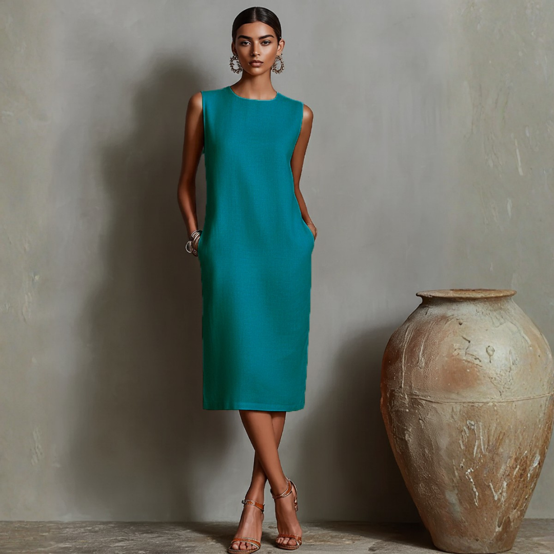 Lucille | Pocket Midi Dress