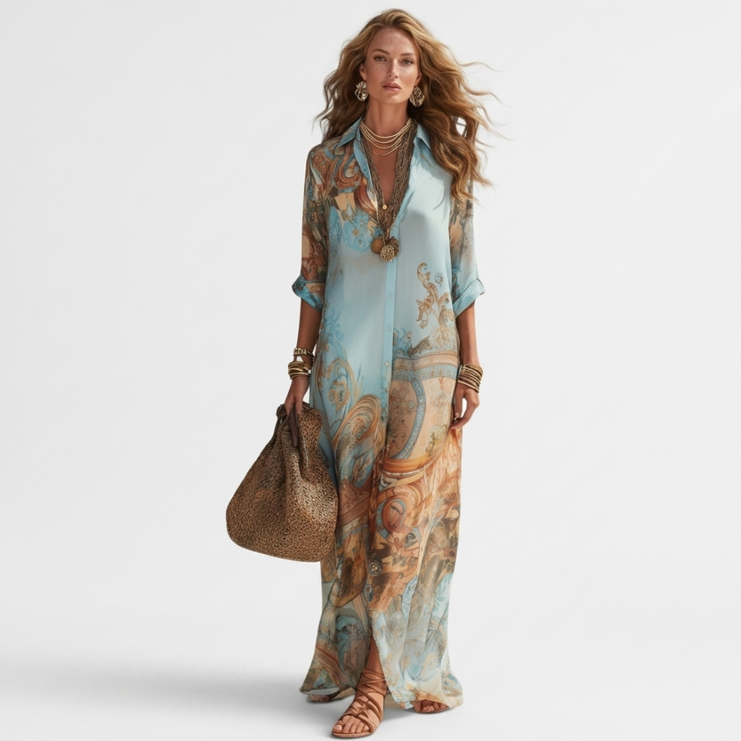 Edna - Elegant Shirt Dress