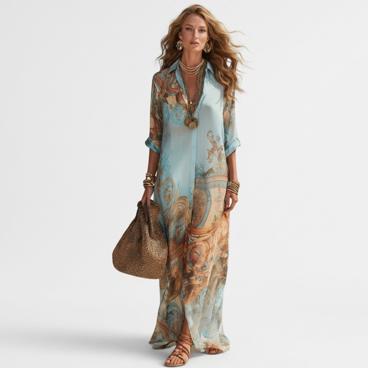 Edna - Elegant Shirt Dress