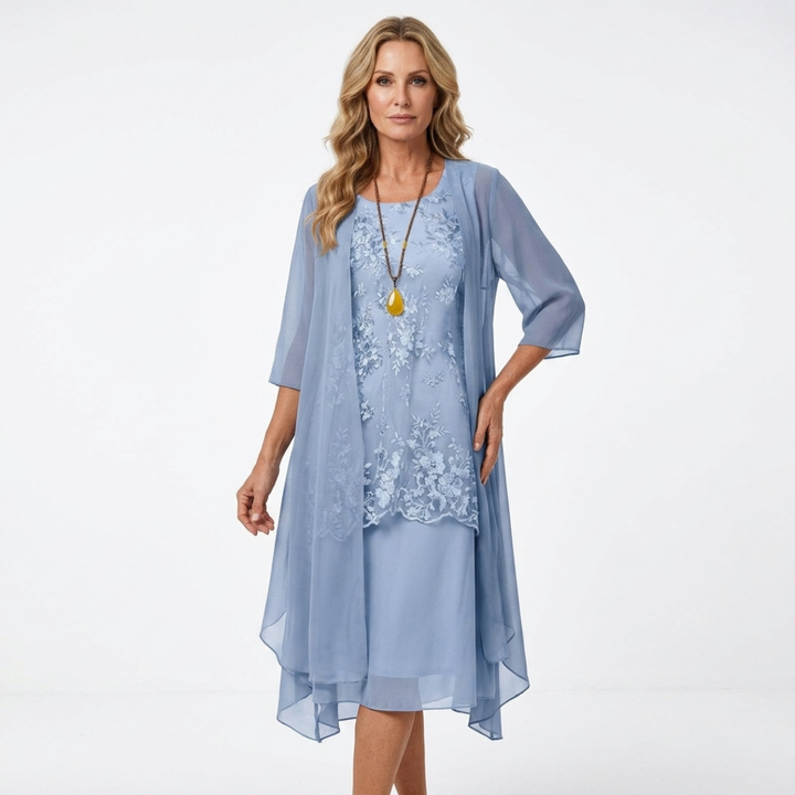 Lumi - Two-Piece Satin Dress