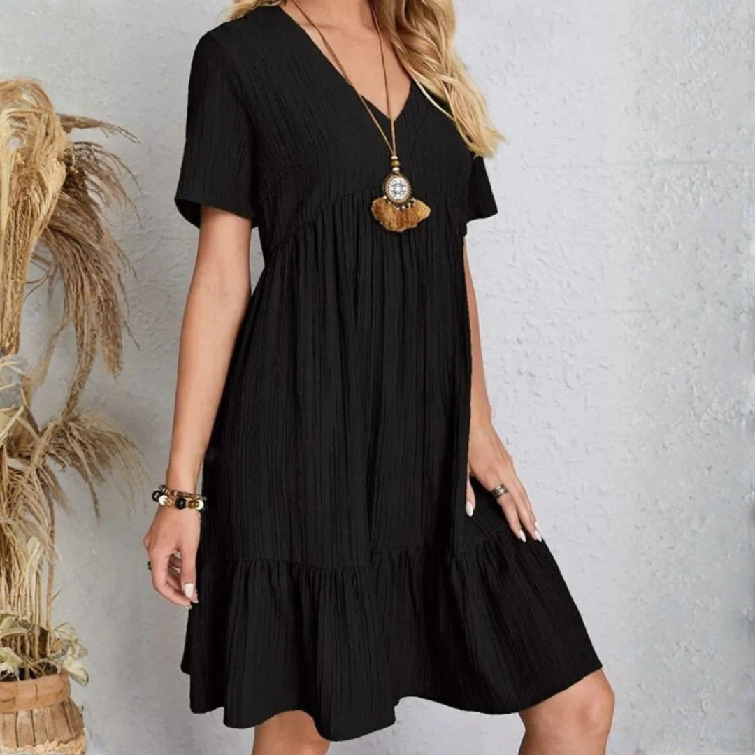 Blaire | V-Neck Layered Mini Dress