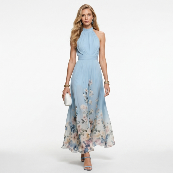 Dione - Elegant dress with flowers