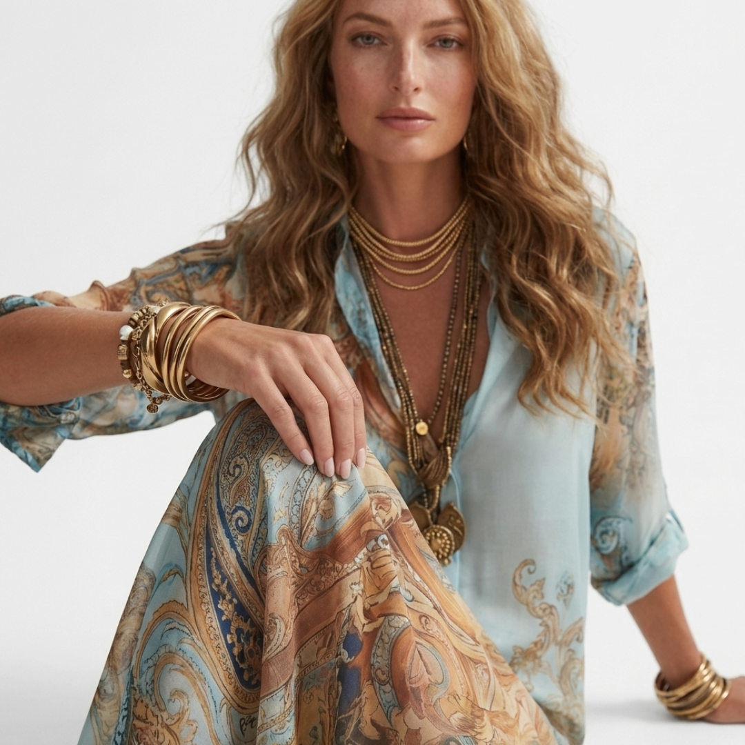 Edna - Elegant Shirt Dress