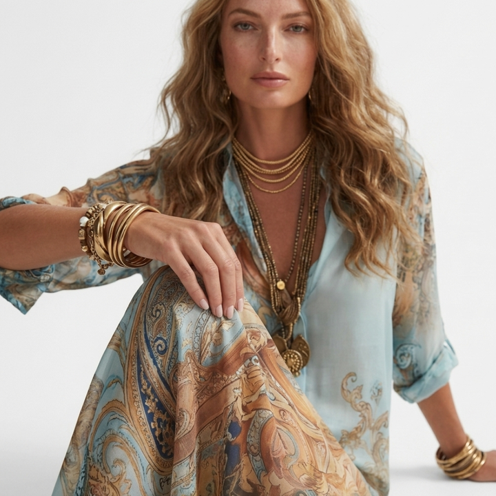 Edna - Elegant Shirt Dress