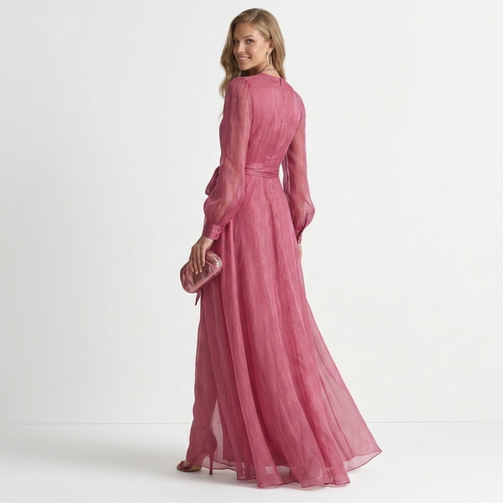Clio - Long Satin Skirt