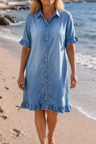 Klara | Loose Denim Dress