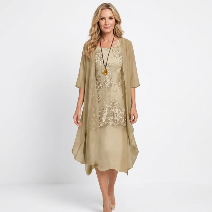 Lumi - Two-Piece Satin Dress