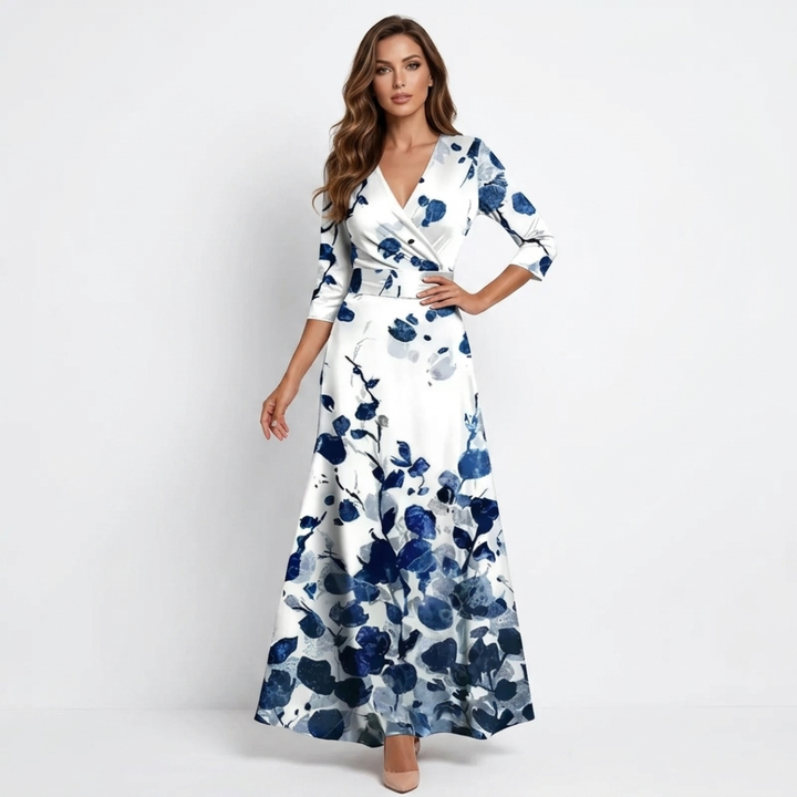 Chloe - Elegant Maxi Floral Dress