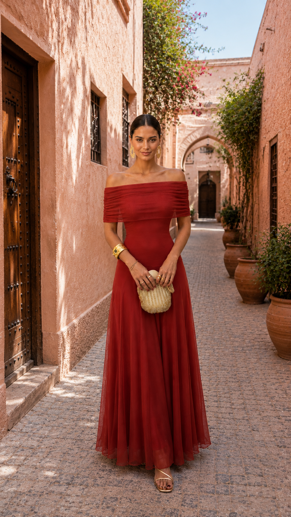 off shoulder tulle skirt mini dress in terracotta Oh polly terracotta off the shoulder tulle mini skirt