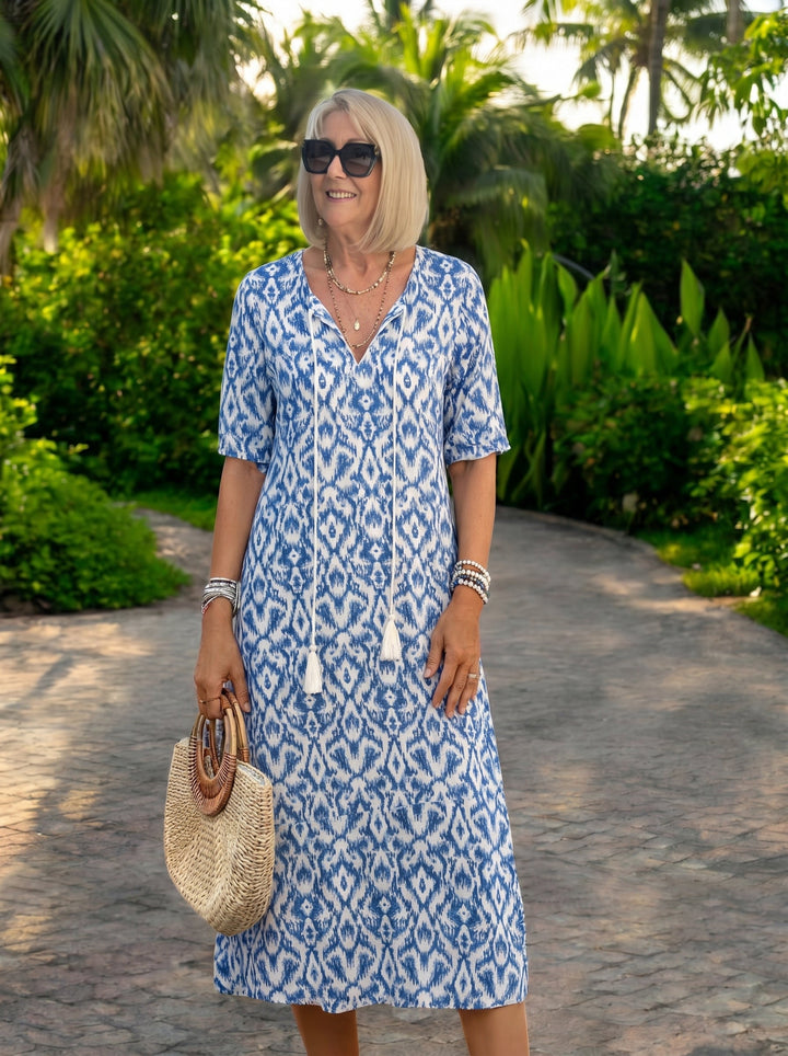 Luna | Bohemian Style Casual Midi Dress