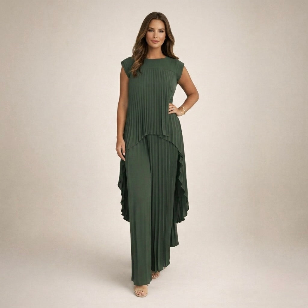 Sophie | Chic Pleated Set