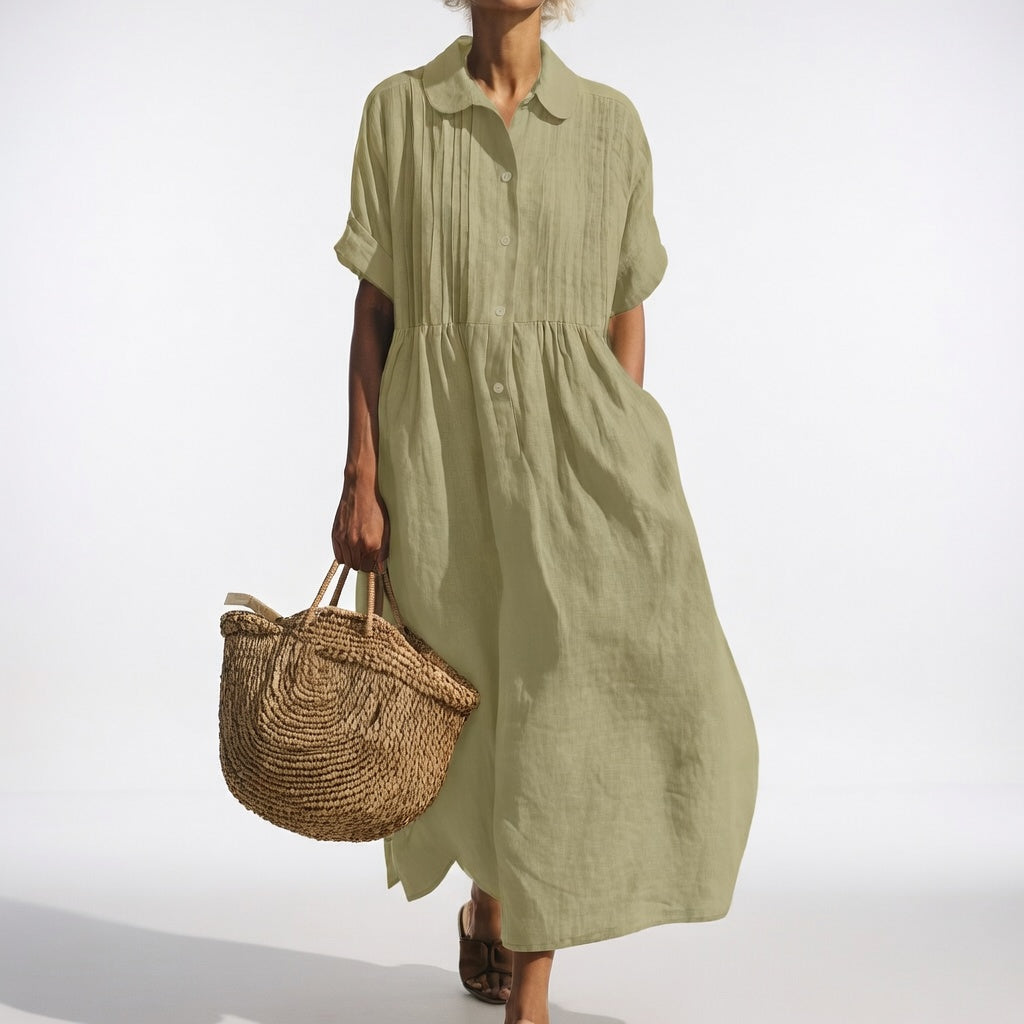 Lena | Airy Summer Shirt Dress