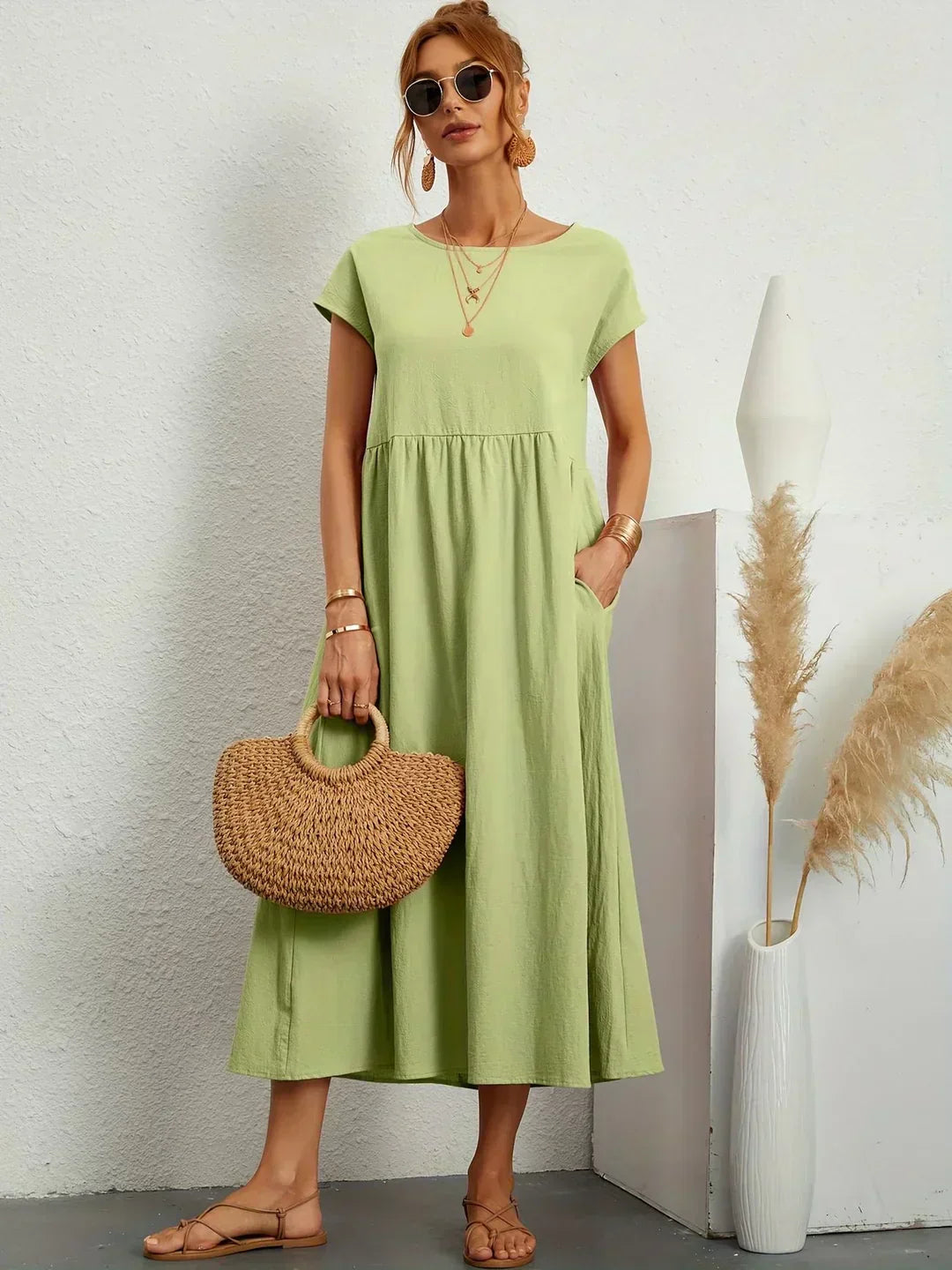 Gabriela | Airy Midi Dress