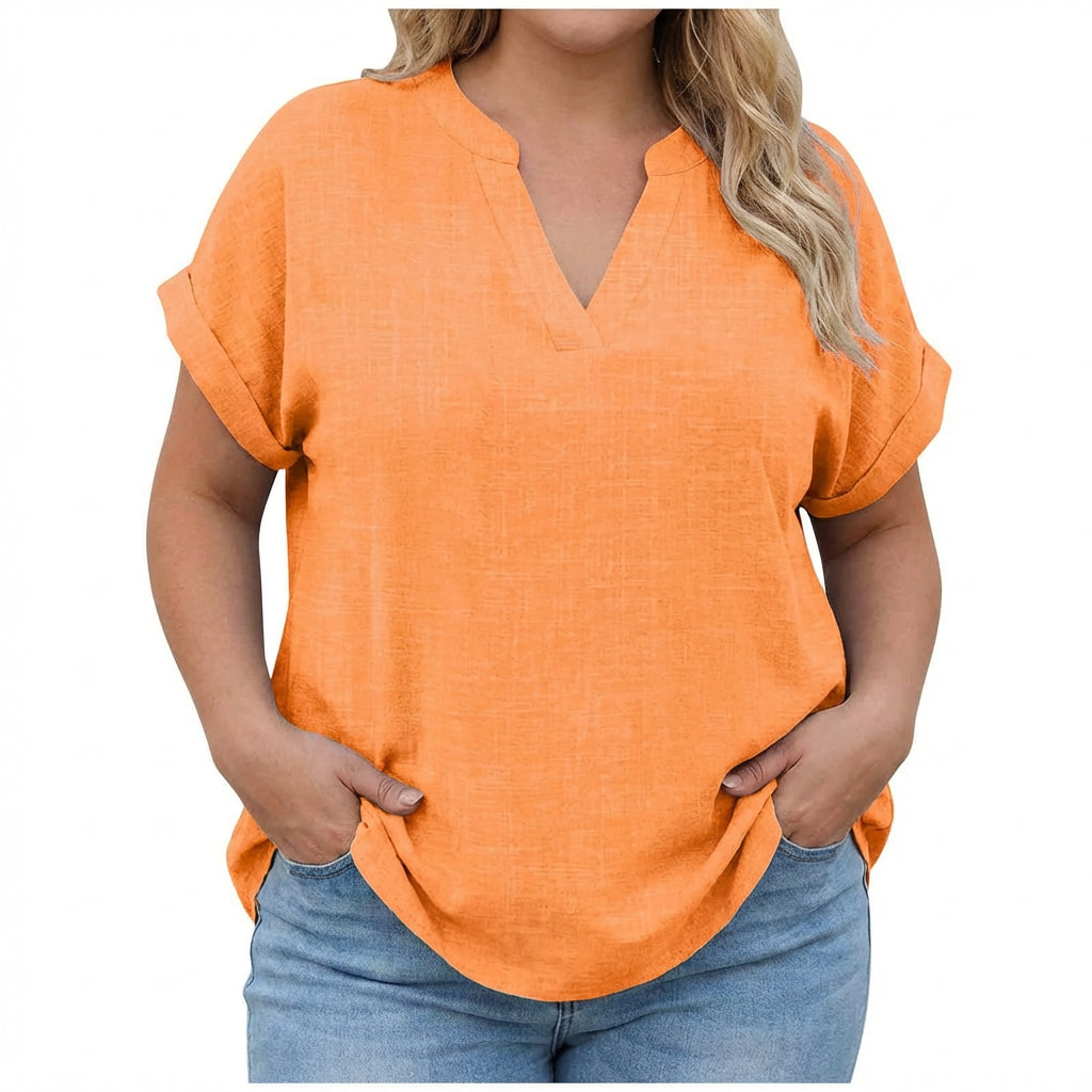 Vienna | Relaxed V-Neck Blouse