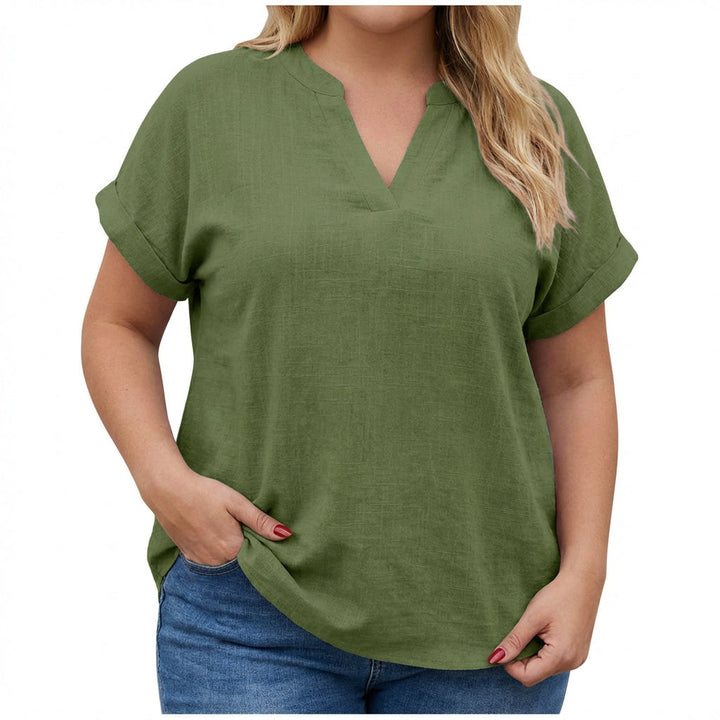 Vienna | Relaxed V-Neck Blouse