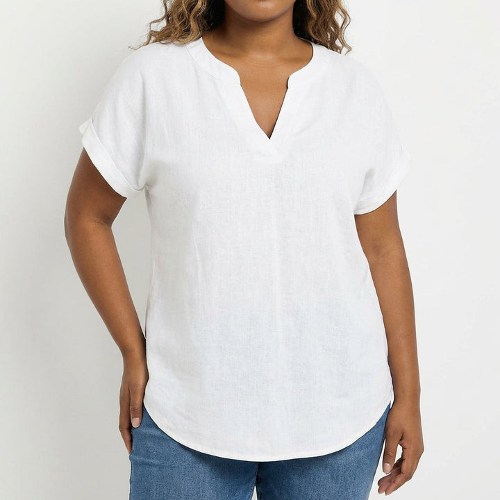 Vienna | Relaxed V-Neck Blouse
