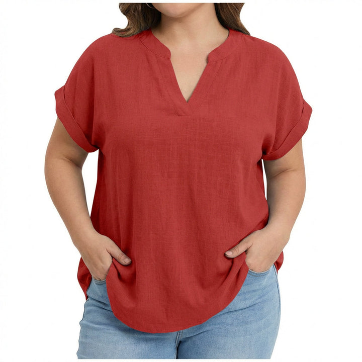 Vienna | Relaxed V-Neck Blouse